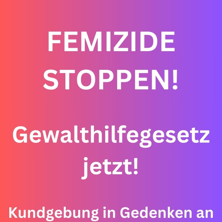 Femizide stoppen